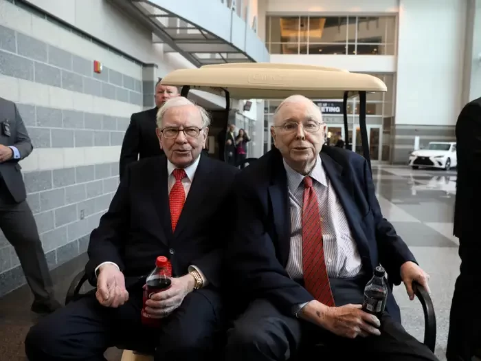 Charlie Munger and Warren Buffett.