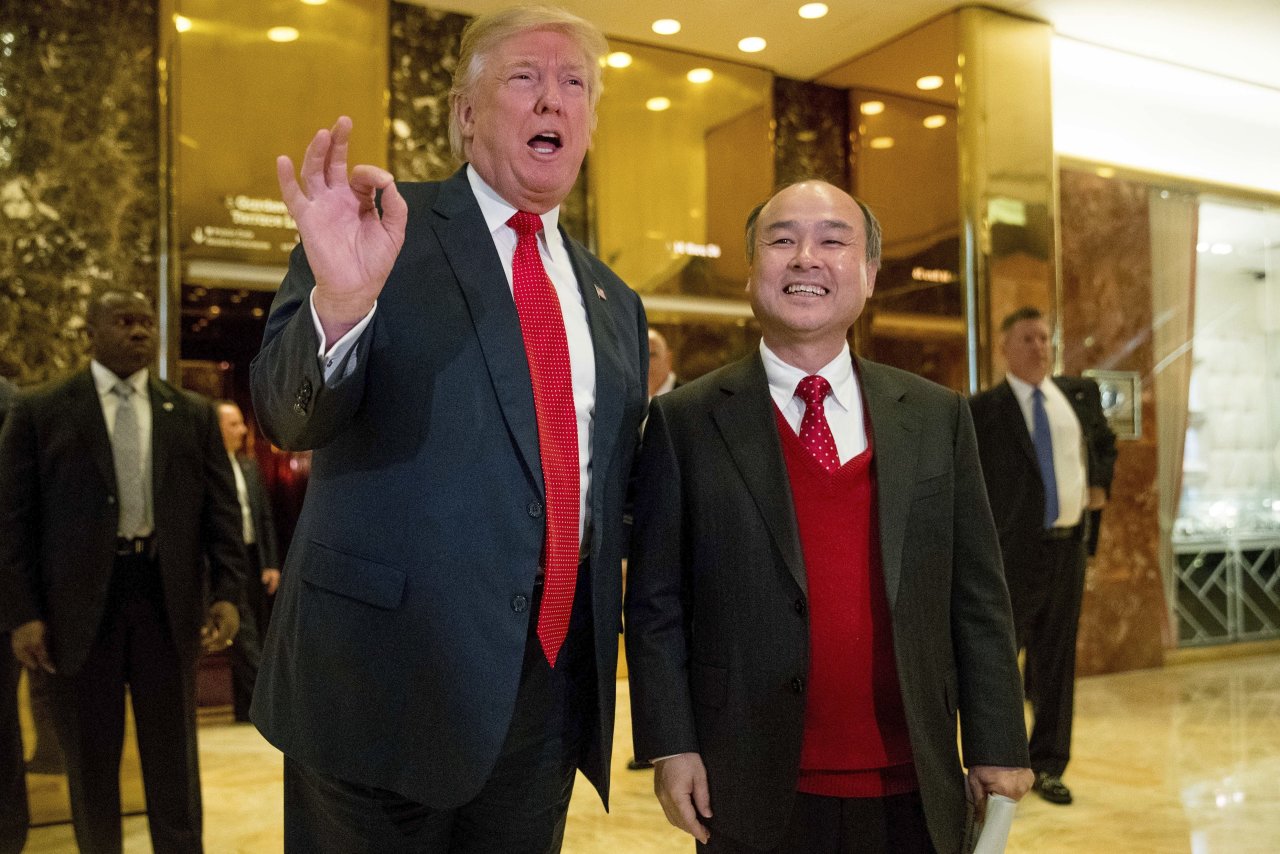 Trump and Masayoshi Son