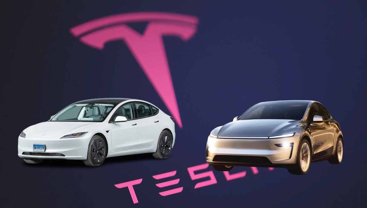 Tesla Model Y and 3