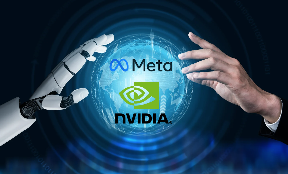 Meta Nvidia AI partnered