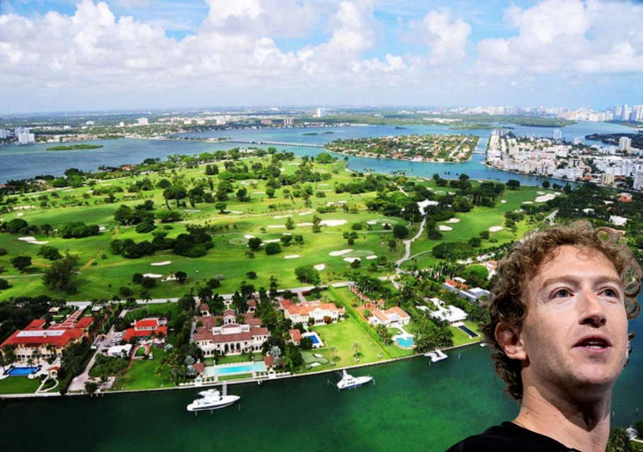 Mark Zuckerberg Miami  Indian Creek