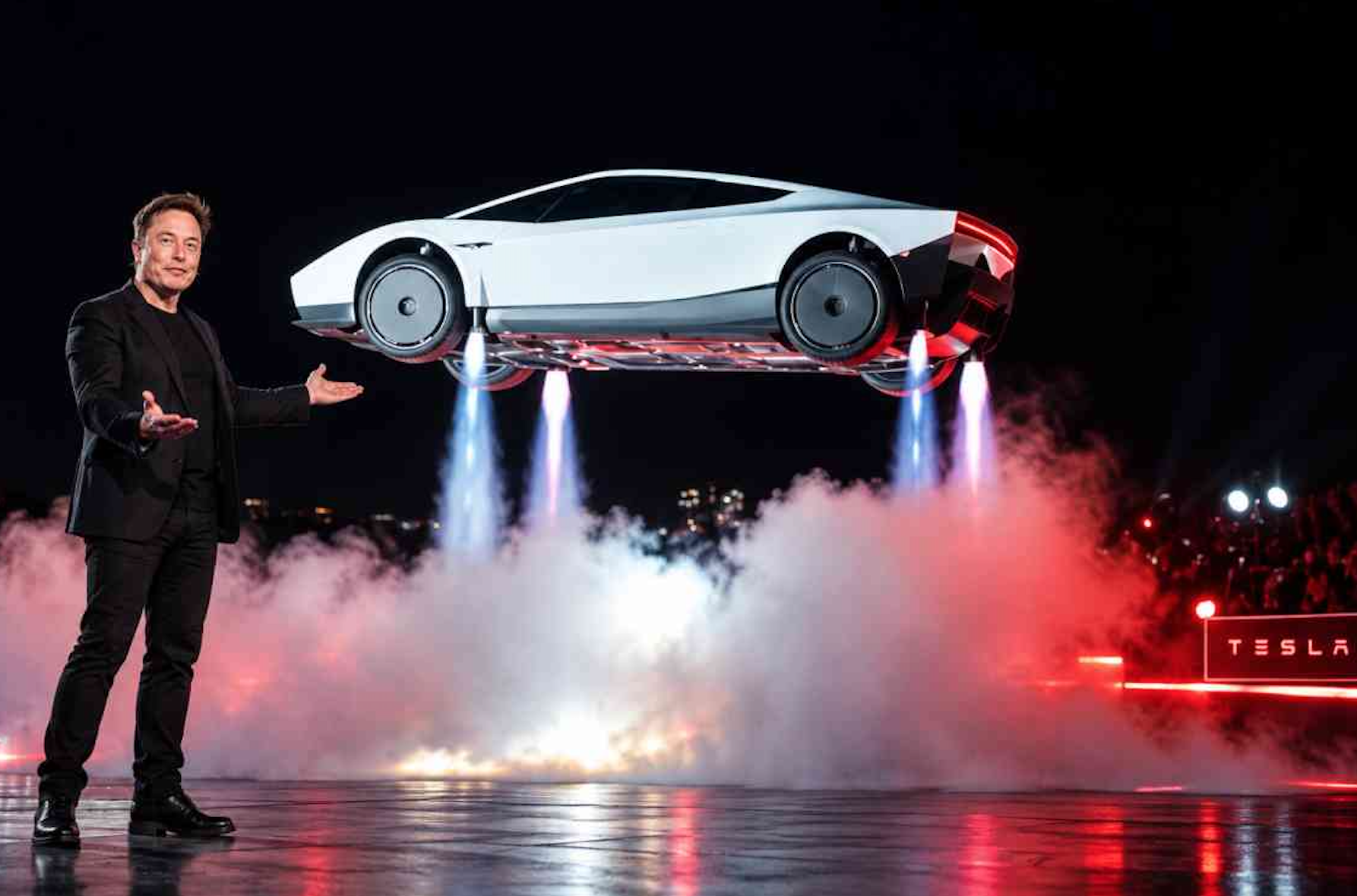 Tesla flying car